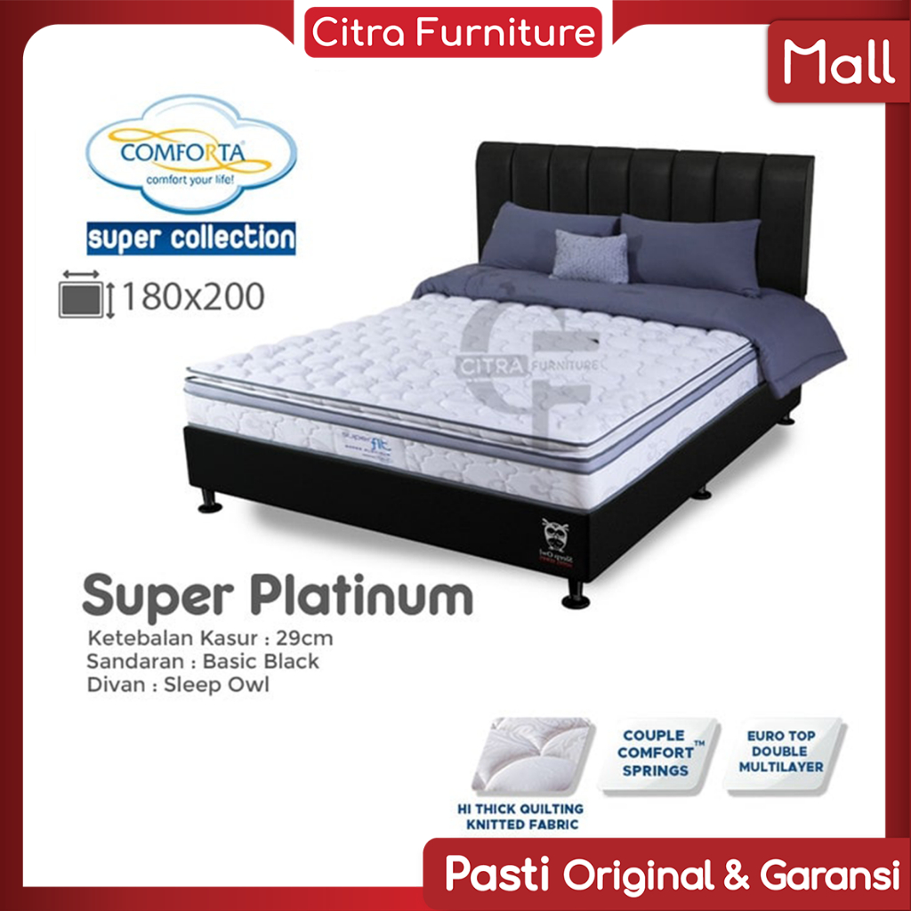 Citra Furniture COMFORTA ® Comforta Spring bed Super Fit Super Platinum Full set Springbed