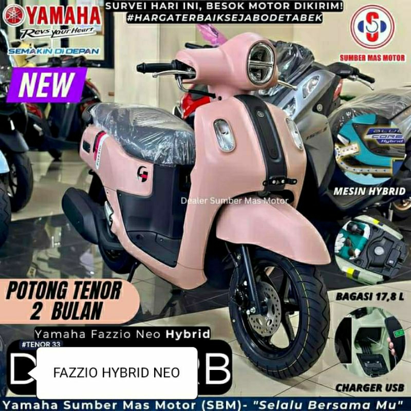 Kredit Yamaha Fazzio Neo Hybrid Pink