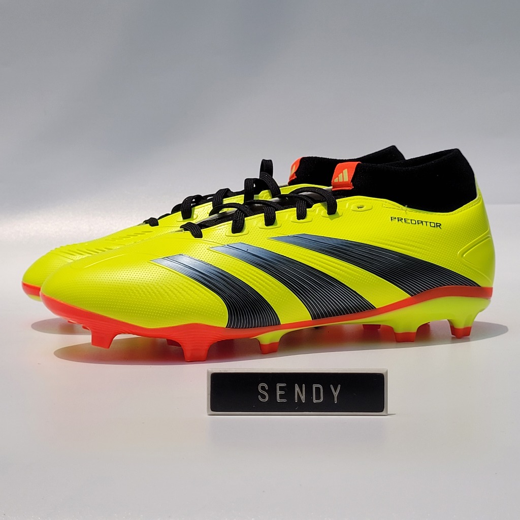 Adidas Predator League Sock FG IG7773 Team Solar Yellow 2 Core Black Solar Red Warna Kuning Hitam Or