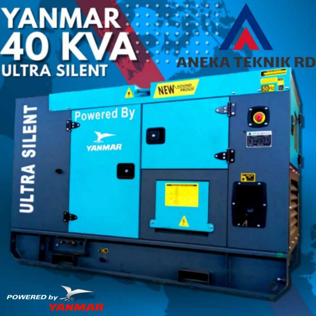 Genset 40 KVA Yanmar Diesel - Ultra Silent