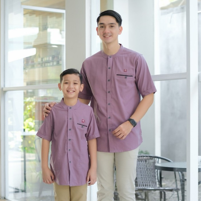 Terlaris  Baju Muslim Couple Ayah Dan Anak Laki Laki Bahan Lembut Nyaman Dipakai Baju Koko Pria
