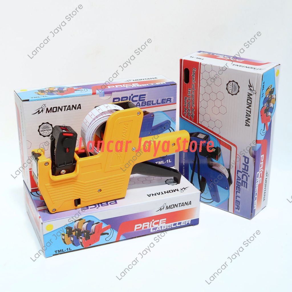 

Alat Label Harga Price Labeller Mesin Label Harga Montana TML-1L 8 Digit 1Line Kuning
