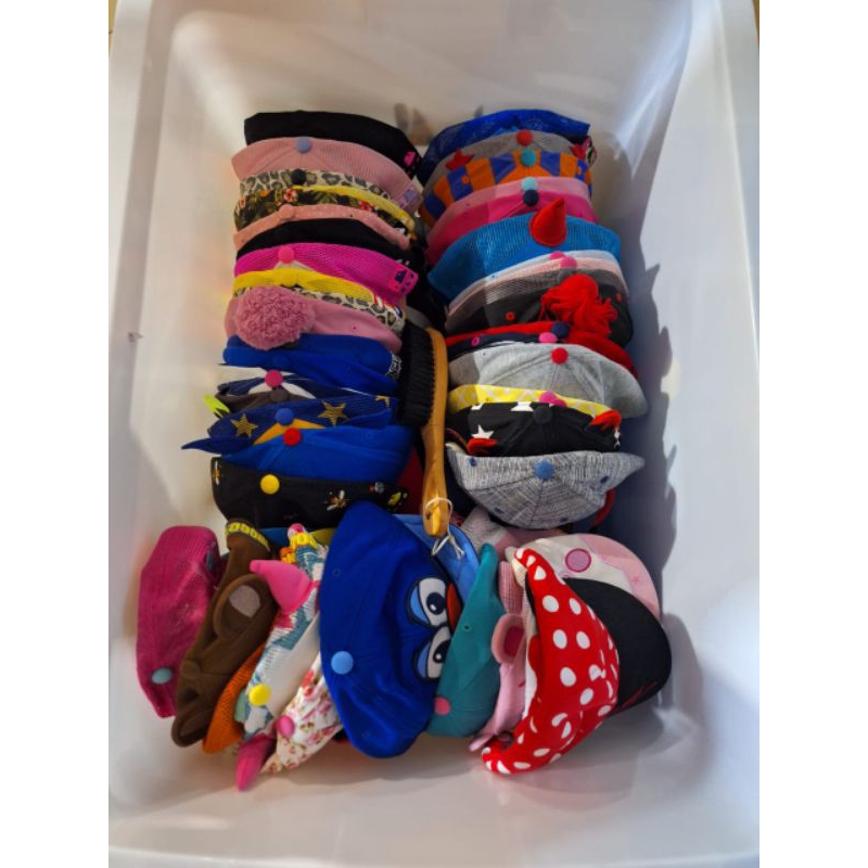 borongan topi anak kak cant