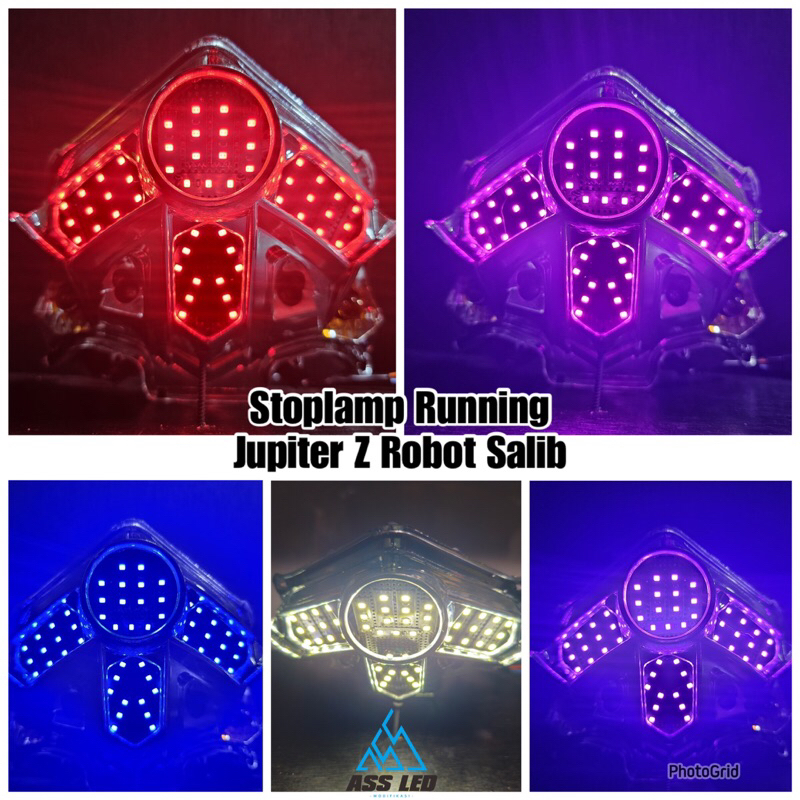 stoplamp running jupiter z new robot salib / jupiter robot 2010-2012 11 mode wajib dc led strip