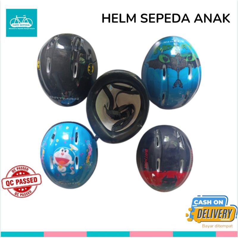 HELM SEPEDA ANAK GOWES SKUTER SEPATU RODA LAKI LAKI PEREMPUAN