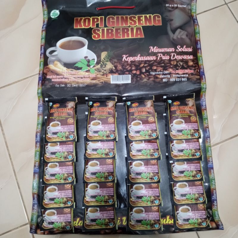 

kopi ginseng siberia isi 20 sachet
