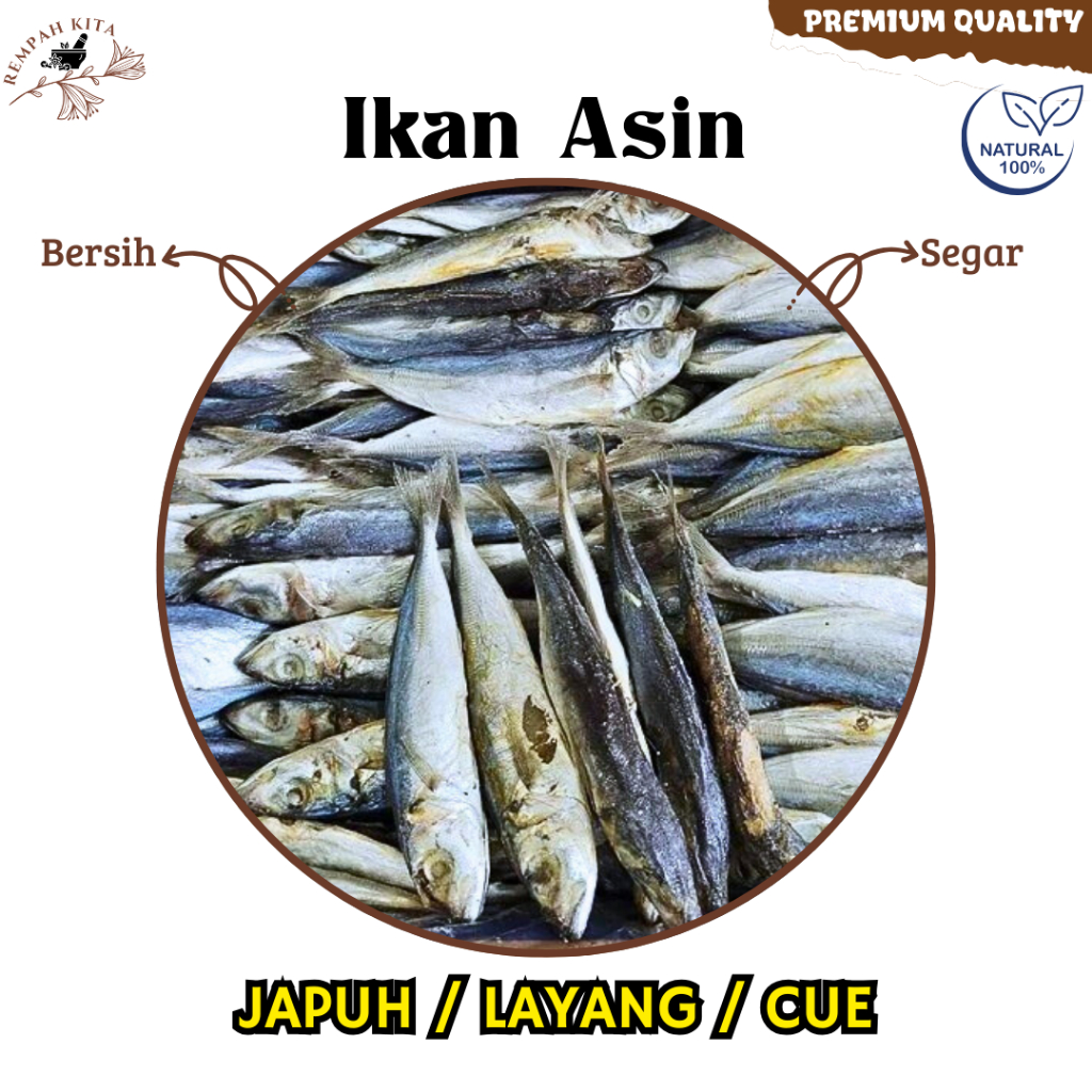 

Ikan Asin Japuh Layang Cue Peda Kemasan Fresh Kualitas Premium 250 gr & 500 gr