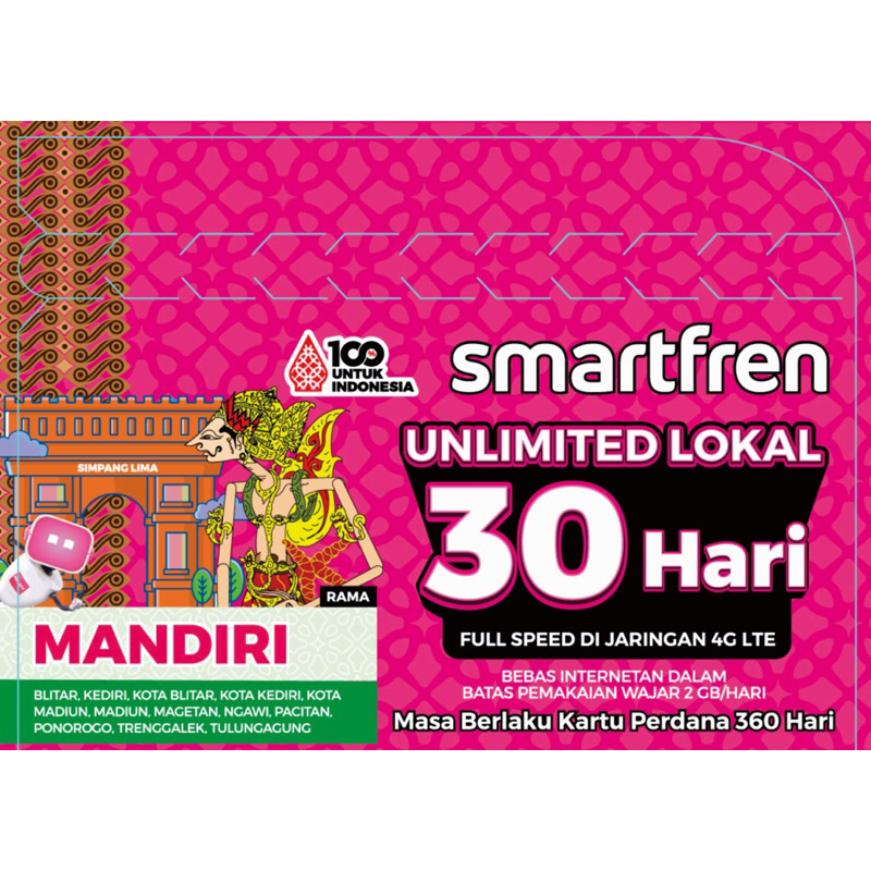 Smartfren Unlimited MANDIRI 30 Hari