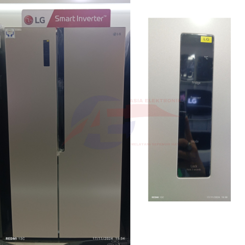 Kulkas LG GCFB507PGAM/PLAM | Kulkas Side By Side LG | Kulkas SBS