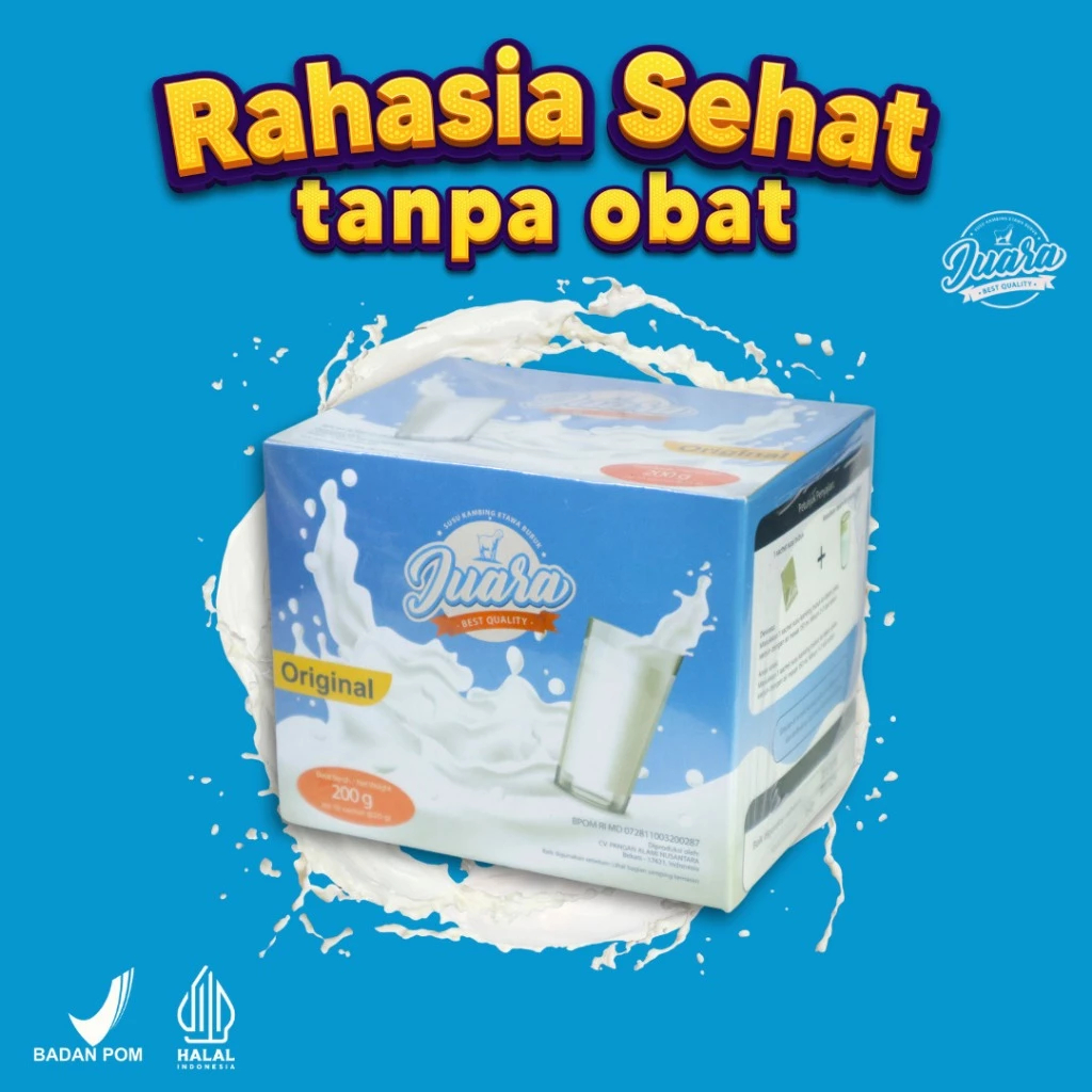 

SUSU JUARA Etawa Asli Atasi Masalah dan Merawat Sendi/Nyeri Sendi/Tulang/Kesehatan Tubuh Makassar