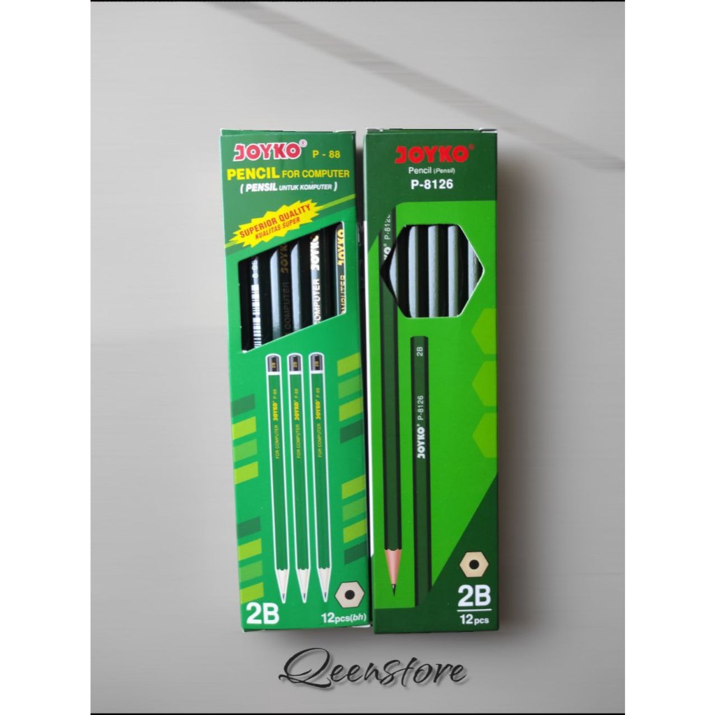 

Pensil 2B JOYCO 1 pack (isi 12) || 1 lusin pensil komputer joyco type P-88 || P-8126