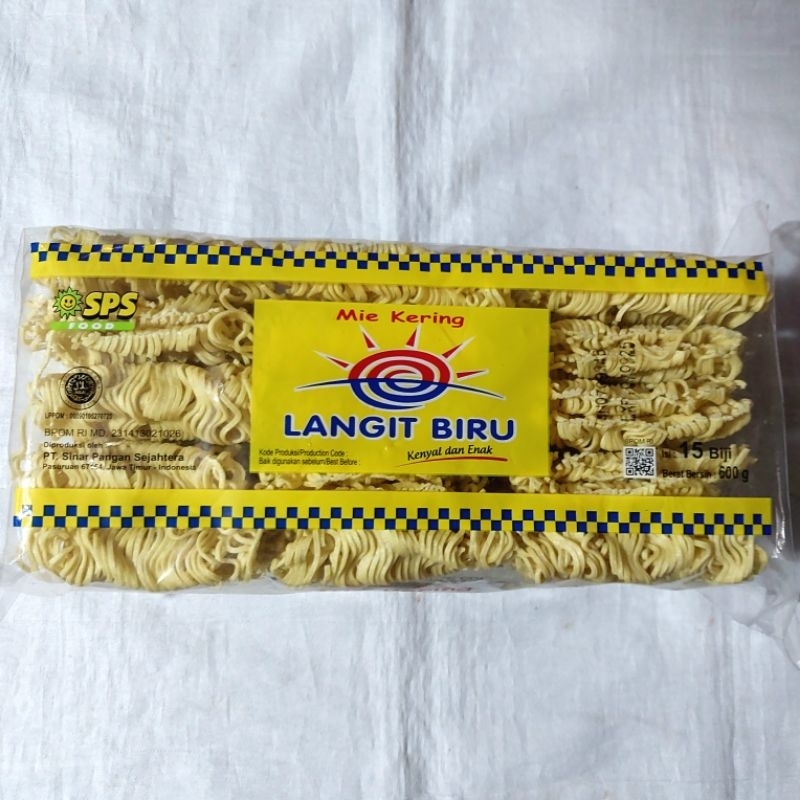 

MIE KERING LANGIT BIRU 600g (Isi 15 biji)