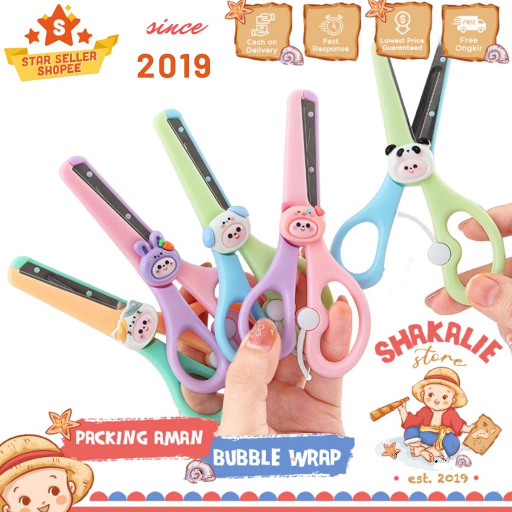 

Gunting DIY Motif Karakter Portable Mini Size Scissors Gunting Lucu Alat Sekolah Anak