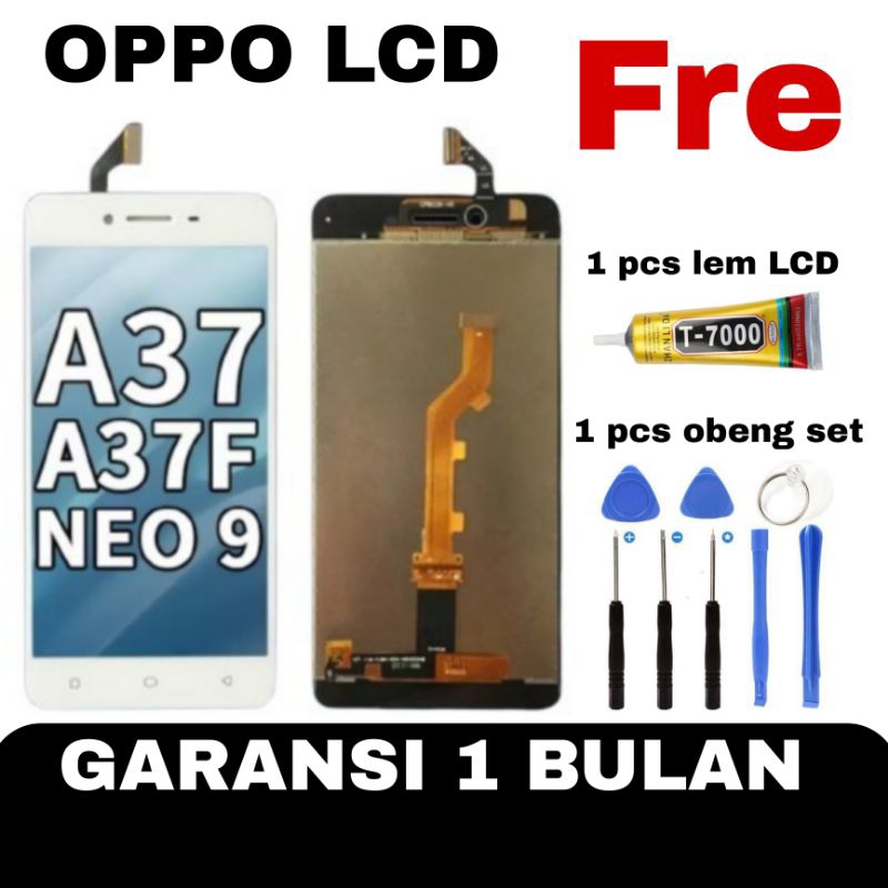 ( ORIGINAL) LCD OPPO A37/A37F/NEO9 FULLSET ORIGINAL LAYAR HP TOUCHSCREEN