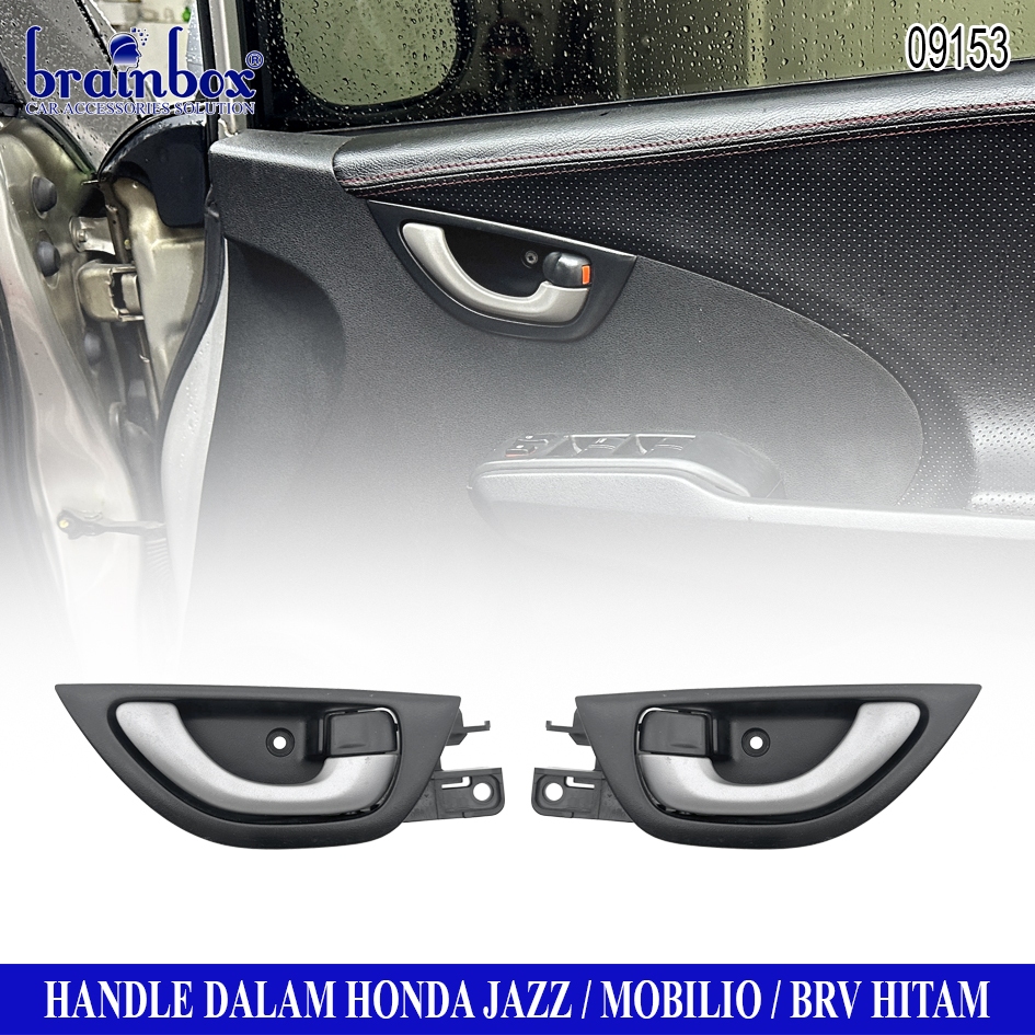 Handle Dalam Honda Jazz Mobilio Brio BRV Tarikan Pintu Dalam Mobil Honda Hitam