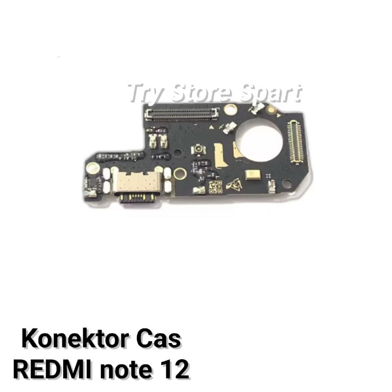 Papan Cas-Board Charger Redmi note 12 (4G) Konektor-Papan Cas Ori