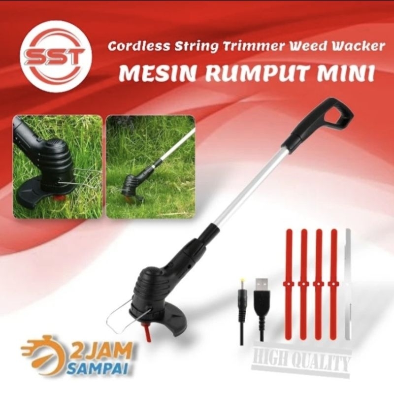 Mesin Potong Rumput Batrai  Cordlles Mesin Potong Rumput Listrik Mini
