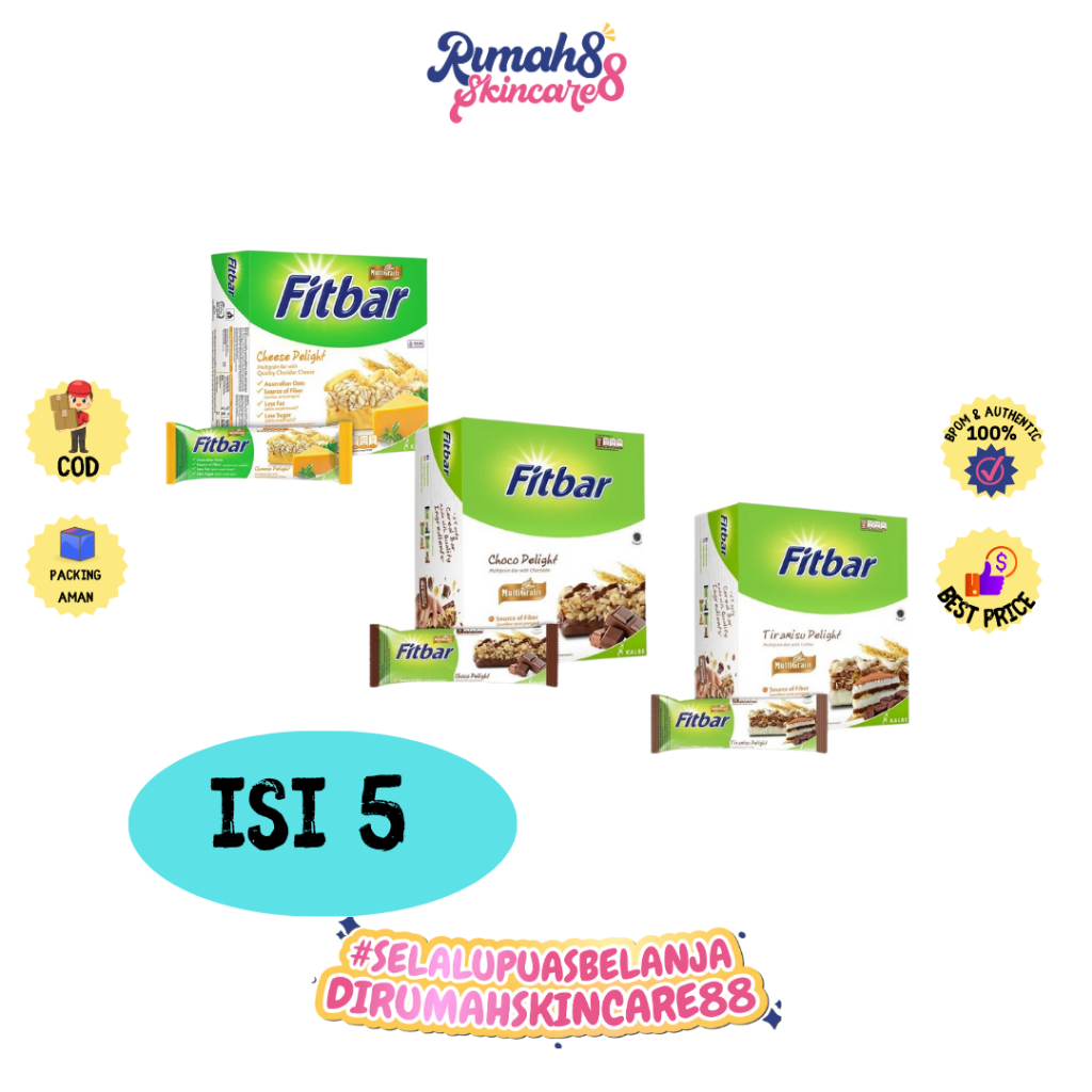 

RSC 88 - FITBAR Snack Multigrain Isi 5pcs