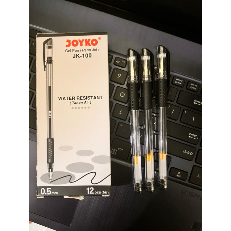 

Pulpen Joyko JK-100NT 0,5mm Gel Pen - 1 Lusin 12 pcs