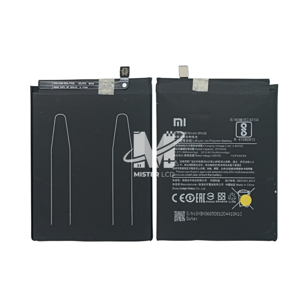 BATERAI / BATTERY / BATRE XIAOMI MI6X / BN-36 ORI