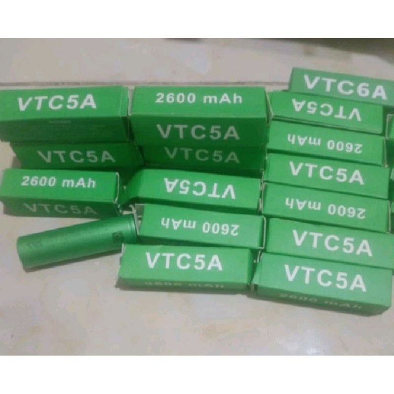 baterai charger VTC5/VTC5A-3,7 volt 2600 mAh original