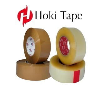 

Lakban 45 mm x 500 Yard Full "888" Bening dan Coklat Selotip Packing Isolasi Kardus Plastik 45*350