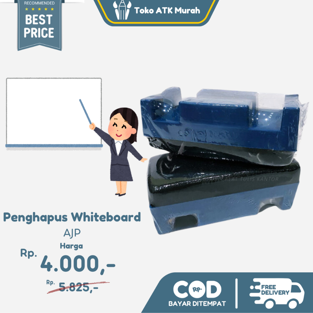 

Penghapus Whiteboard Papan Tulis AJP Murah