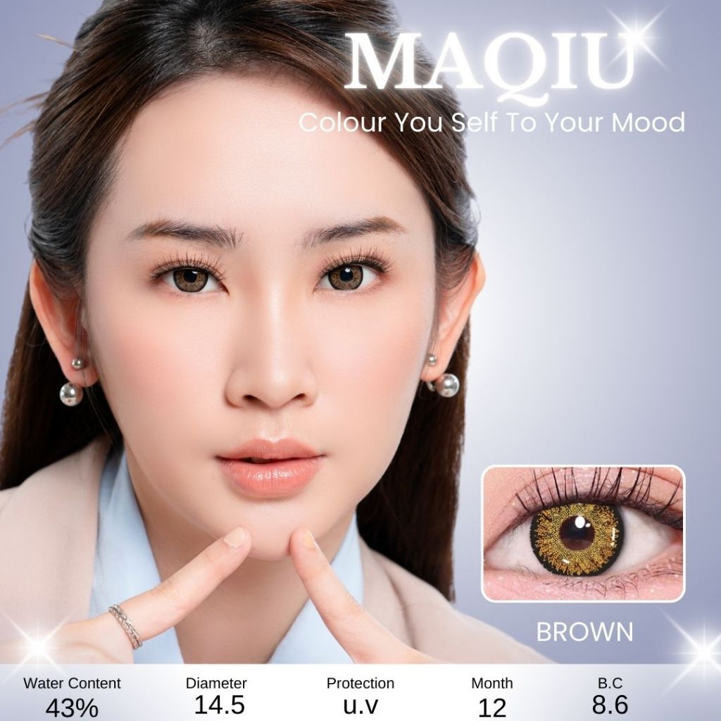 Softlens Termurah - MAQIU Normal - Minus -1000 diamater 14.50 mm softlens wedding