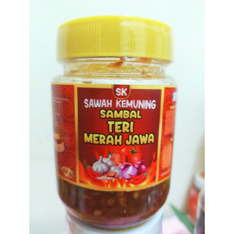 

SAWAHKEMUNING/SAMBAL TERI MERAH JAWA 150 GRAM