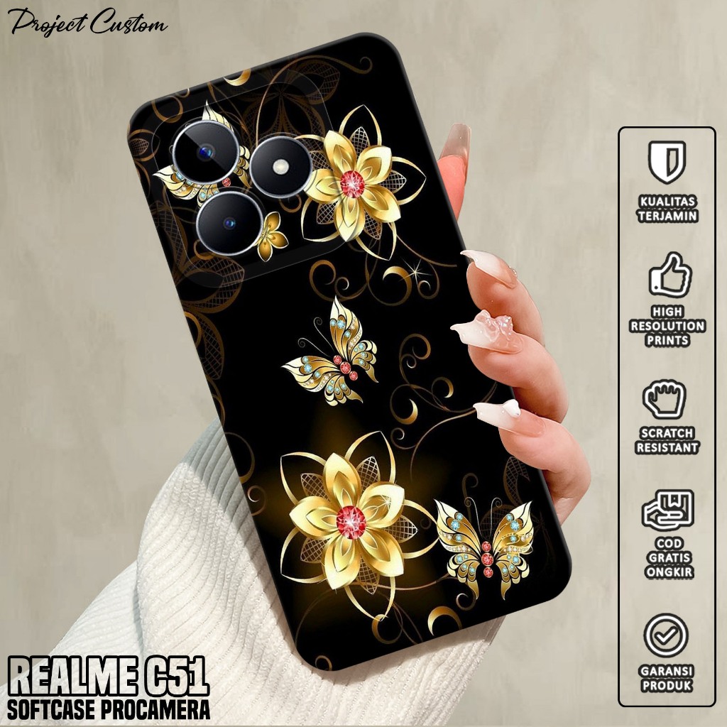 Softcase Hp REALME C51 - Casing Hp REALME C51 ( KP ) Silikon Hp REALME C51 - Case Hp REALME C51 - Ca