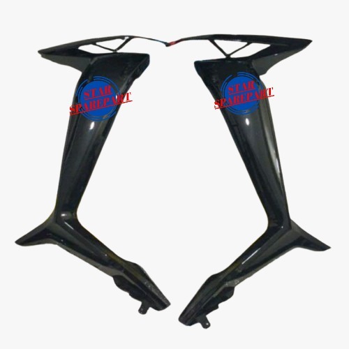 SAYAP TEBENG SAMPING SUPRA X 125 FI K41 KIRI KANAN NON ORIGINAL HITAM GLOSY