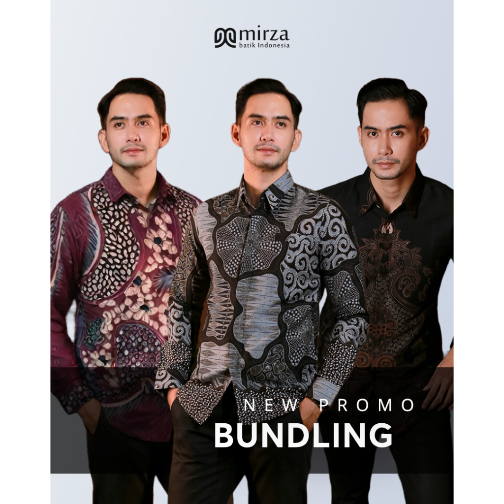 KEMEJA BATIK PRIA MOTIF TRADISIONAL-REGULER FIT-KATUN JEPANG