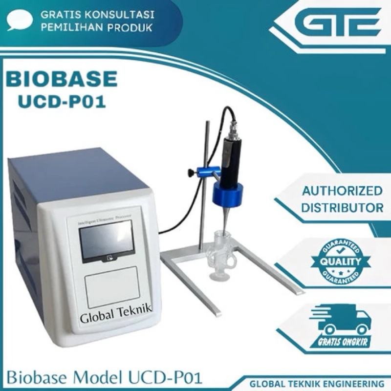 Biobase Model UCD-P01 Pengolahan Laboratorium Ultrasonik Sel Biobase