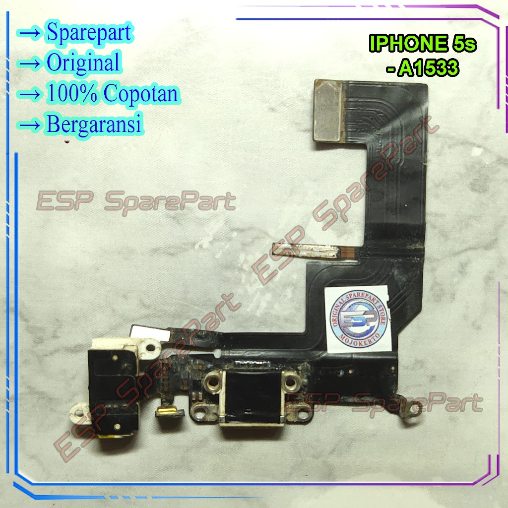 Flexible Charger Iphone 5s Fleksibel Konektor Cas / Casan Copotan