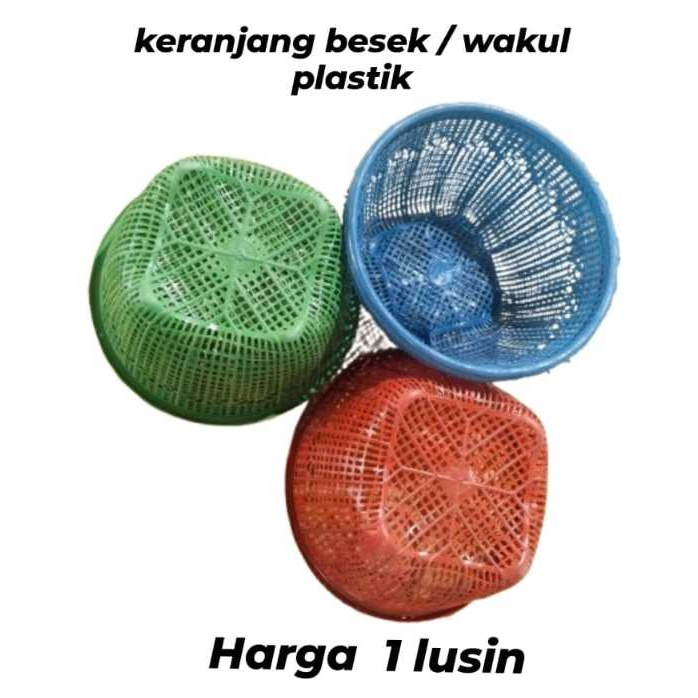 Besek Isi 1 Lusin @12pcs / Besek Telor / Besek Plastik / Keranjang Plastik / Keranjang Telur/ Keranj