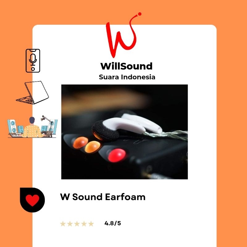Willsound Foam Earbud / Earphone