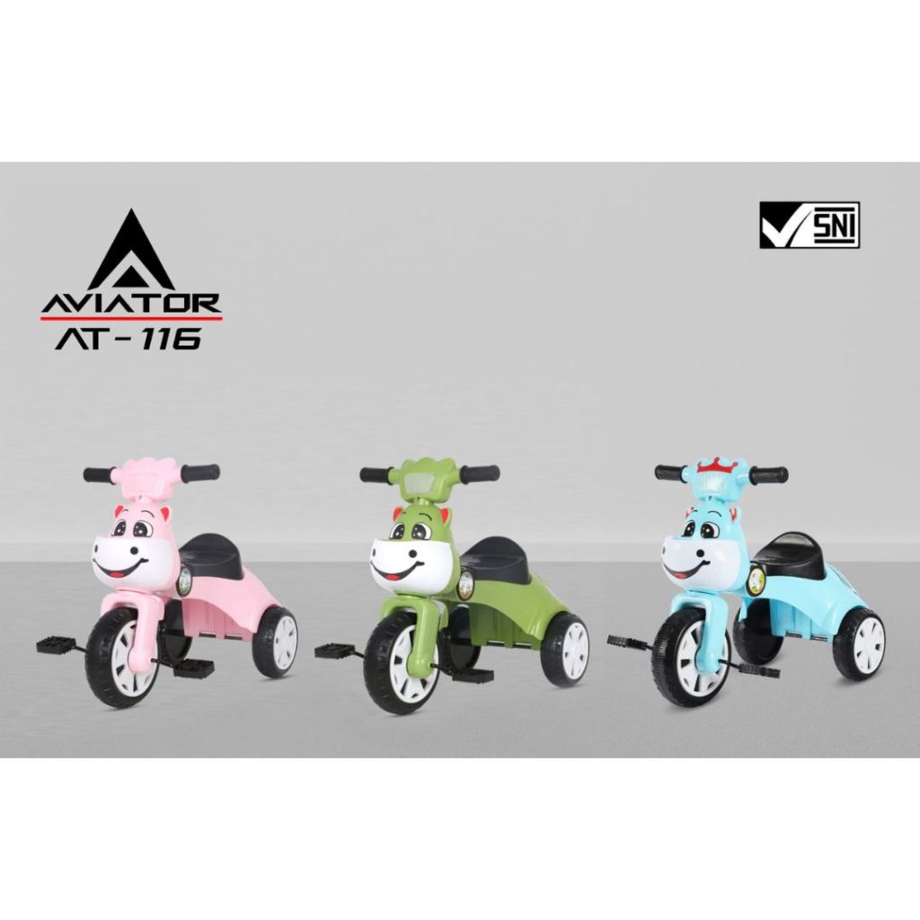 SEPEDA ANAK AVIATOR AT-116 || AVIATOR AT-118 SEPEDA ANAK ROD TIGA
