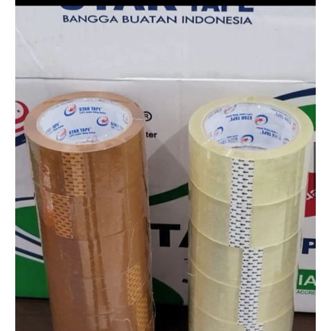 

Lakban Bening Startape 90 Yard/ Lakban Bening/ Tape Packing / Lakban Super Murah