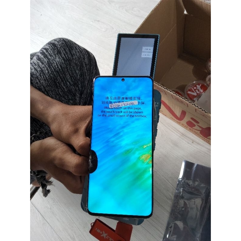 LCD SAMSUNG GALAXY S20 PLUS ORIGINAL ASLI MINUS TOMPEL RETAK SELEBIHNYA NORMAL