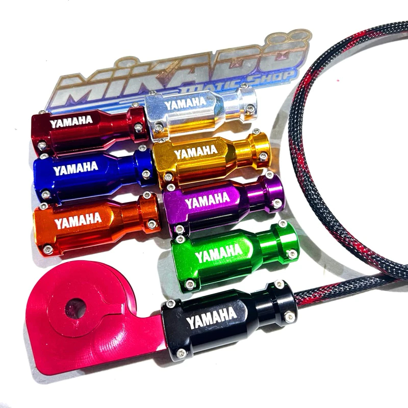 COVER GEARBOX CNC SPEEDO KABEL SPEEDOMETER YAMAHA MERAH BIRU GOLD HITAM SILVER UNGU OREN MIO FIZ R S