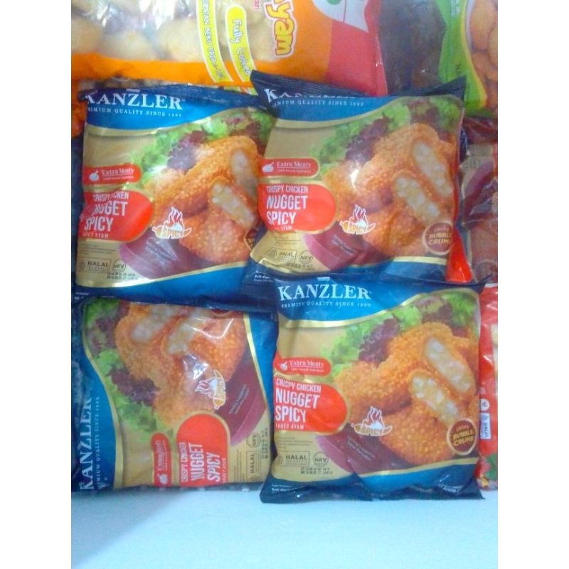 

Chicken Nugget Spicy Kanzler 450gr / Naget Ayam Pedas