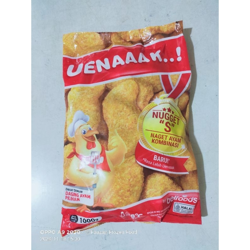 

Belfoods Uenaaak Naget 1 Kg / Chicken Nugget
