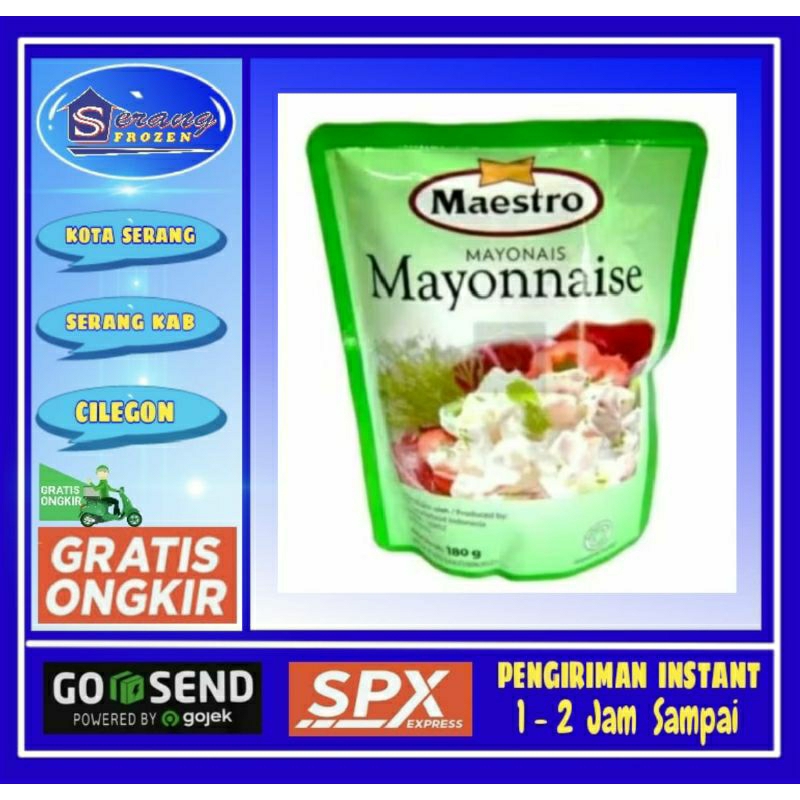 

Mayonaise Maestro 180g, Mayones, Serang Frozen