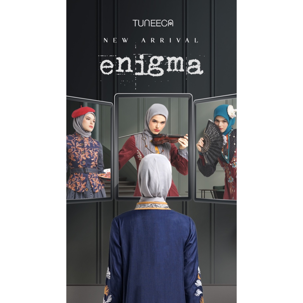 [MuVe BoutiQue] Tuneeca Edisi November 2024 T-11124 ENIGMA series  Original Branded original