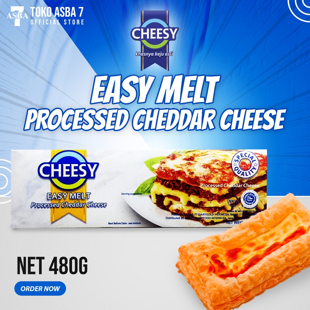 

CHEESY EASY MELT/KEJU CHEDDAR OLAHAN 480GR