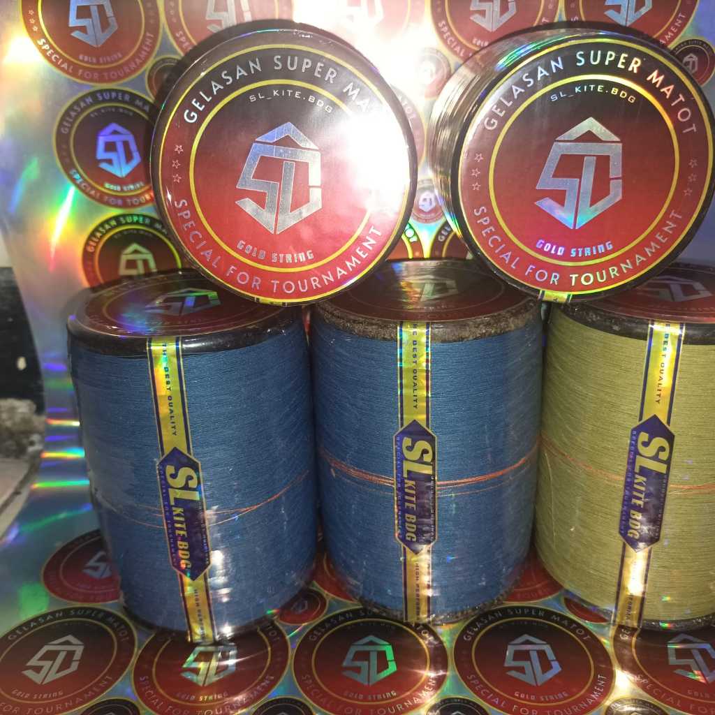 Gelasan Bahan Matot Gold size 017 panjang 6000Yard