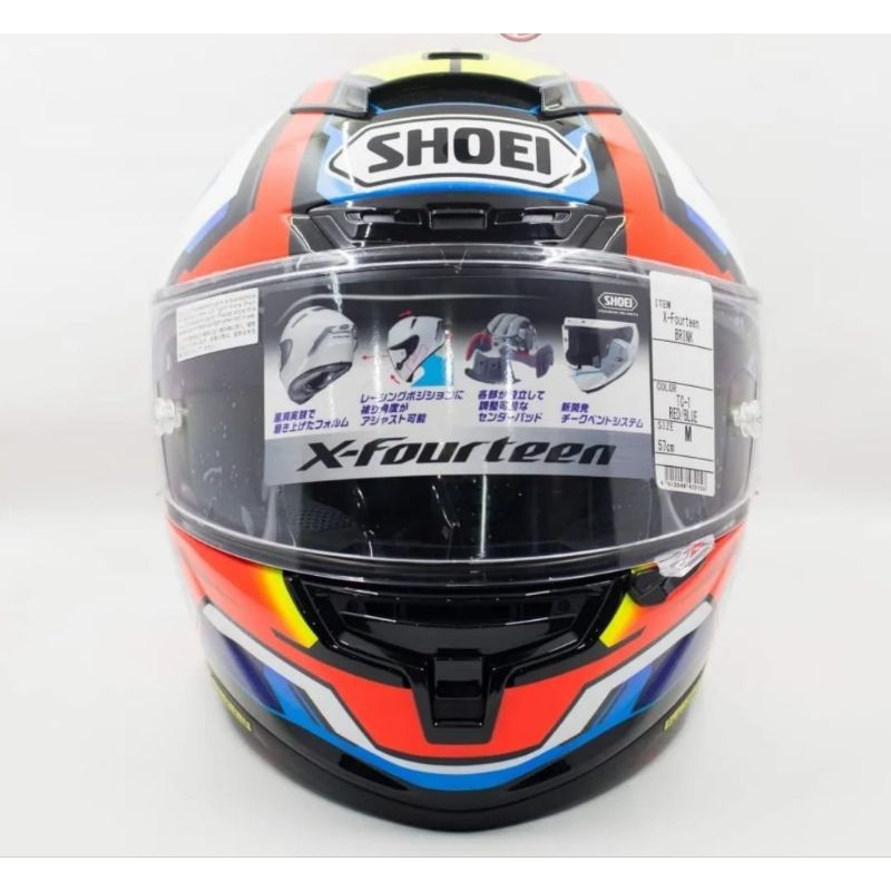 Helm Shoei X14 helm full face Shoei helmet shoei X14 Brink TC 3