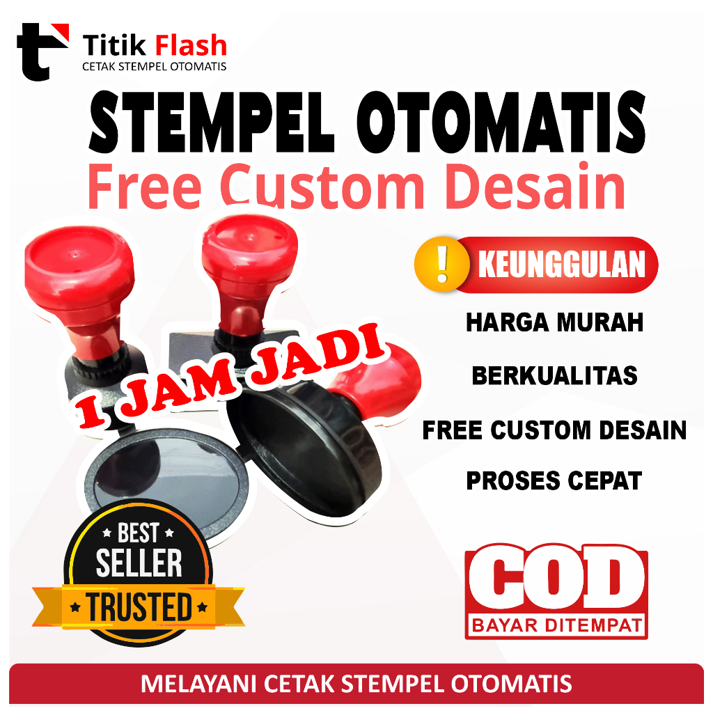 

Stempel otomatis / stempel toko / stempel lunas / stempel custom