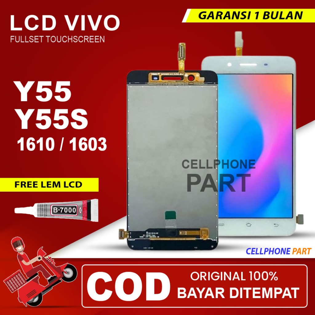 LCD VIVO Y55 / Y55S / 1610 / 1603 FULLSET TOUCHSCREEN