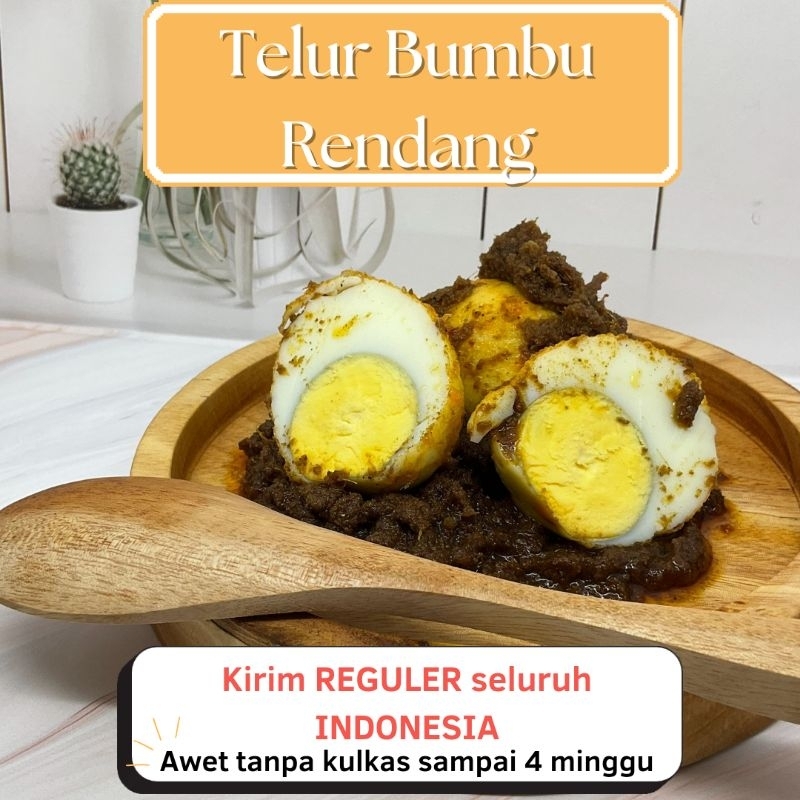 lauk instan telur bumbu rendang lauk siap saji makanan frozen awet tanpa kulkas